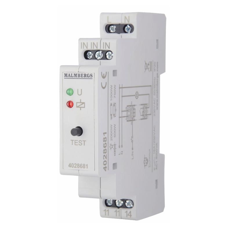 Impulsrelä 1-Slutande 16A 230V Malmbergs 4028681