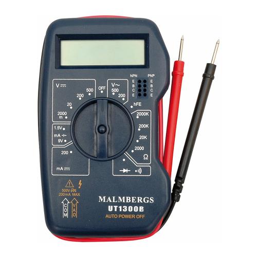 Digital Multi Meter 250V, Malmbergs 4203101