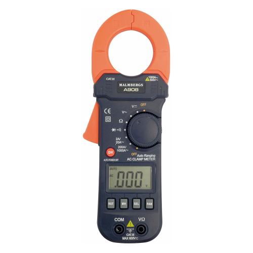 Digital Clamp Ammeter Cat III 600V, Malmbergs 4204270