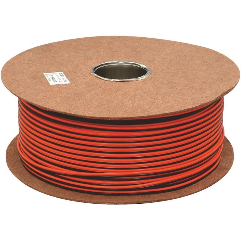 LED-Kabel, Rkub, 60V, 100m, Svart/Orange, Malmbergs 4891642