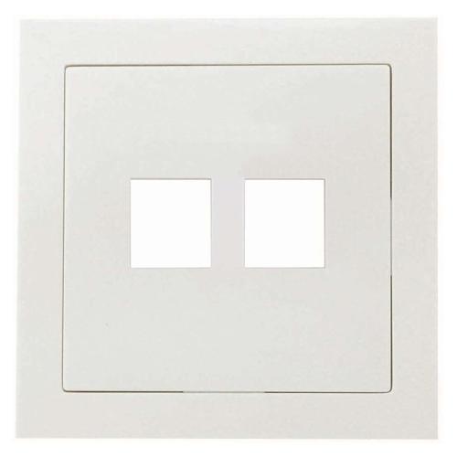 Centerplade Data/Telestik 2 Vejs Hvid, Malmbergs 5118816