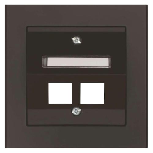 Centrumplatta Keystone Vinklad, 2 Vägs, Svart, Malmbergs 5118838