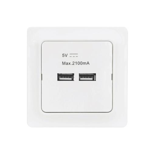 USB Socket Gamma 2 Ways USB, Malmbergs 52004028