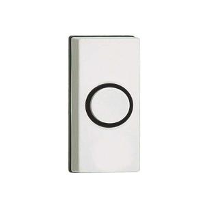 Door Push Button White Without Lighting, Malmbergs 5338367