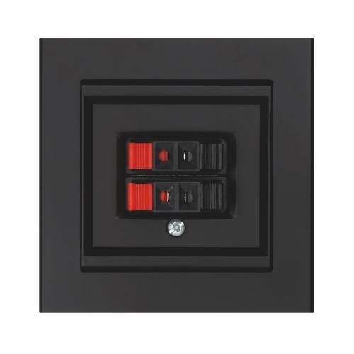 Högtalaruttag Optima 2-Vägs, Svart, Malmbergs 6231027