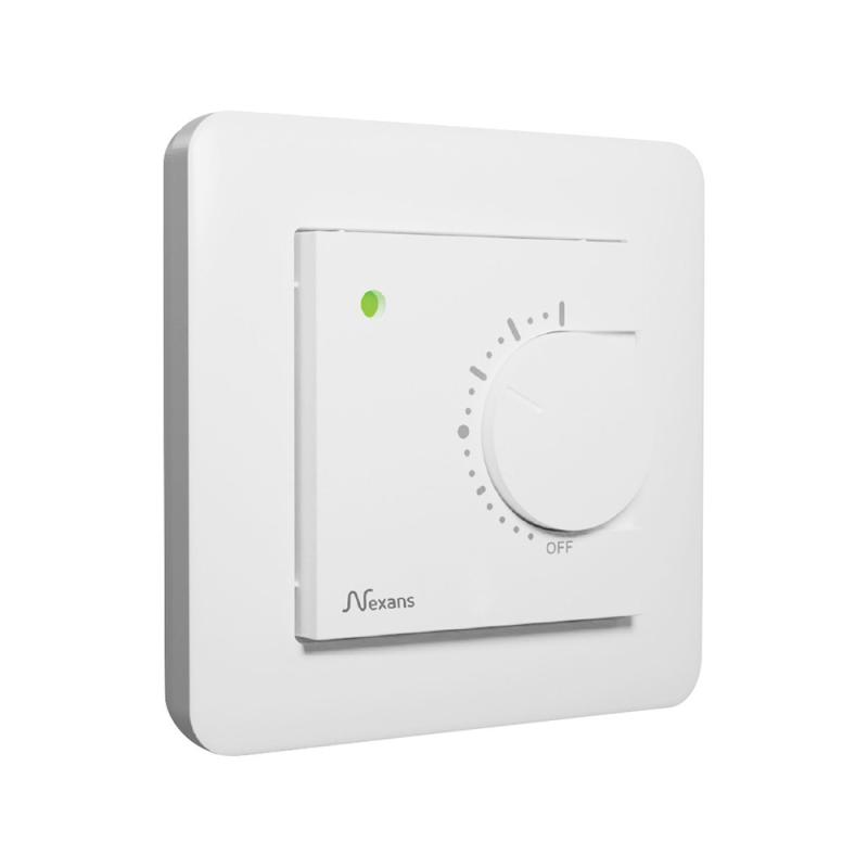 Golvvärmetermostat, Analog, N-Comfort TR+, Nexans 8580619