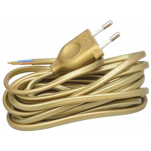 Cord Rack, European Plug, Gold, Malmbergs 99005248