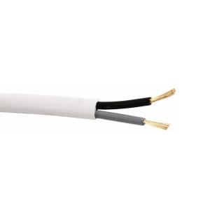 Kabel Rxkx 2x1,5mm², Hvid, 25m, 300/500V, 90°C, Malmbergs 99006468 ​