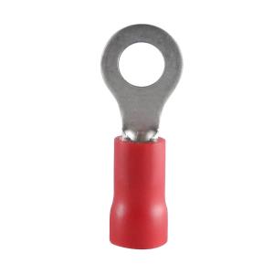 Ring Cable Lug, Insulated, 0.5-1-5mm², Red, 100pcs, Nelco 9908027