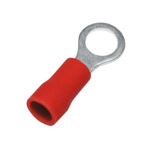 Ring Cable Lug, Insulated, 0.5-1-5mm², Red, 100pcs, Nelco 9908028