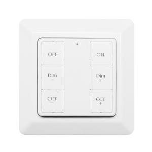 Smart Home RF Fjernbetjening, Til/Fra/Dæmp/CCT, Malmbergs 9917062