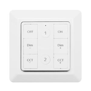 Smart Home RF Fjernbetjening, Til/Fra/Dæmp/CCT, Malmbergs 9917063