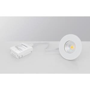 Downlight MD-315, LED, 3W, AC-Chip, Vit, Malmbergs 9974546