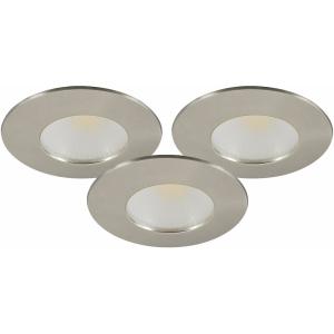 Downlight MD-231, LED, 3x5W, Satin, 3pcs, Malmbergs 9974571