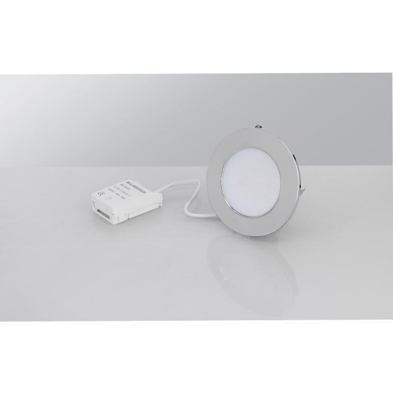 Downlight MD-232, LED, 10W, 230V, Krom, Malmbergs 9974578