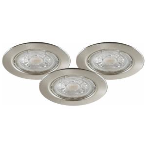 Downlight MD-236 GU10 LED 3x3W 230V 3stk Satin Malmbergs 9974584