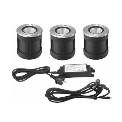 LED Kit Grebbestad IP67, Rustfrit Stål, Malmbergs 9977154