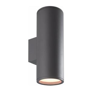 Wall Luminaire Karlstad, 2x15W, IP54, Dark Grey, Malmbergs 9977285