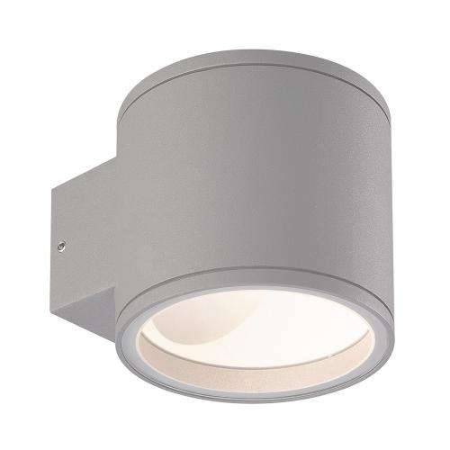 Wall Luminaire Eksta I, 7W, IP54, Silver, Malmbergs 9977318