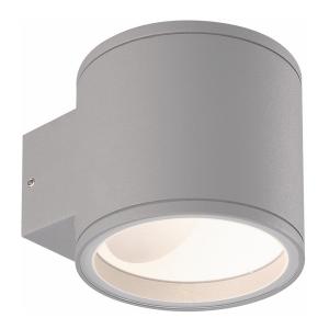 Wall Luminaire Eksta II, 7W, IP54, Silver, Malmbergs 9977321