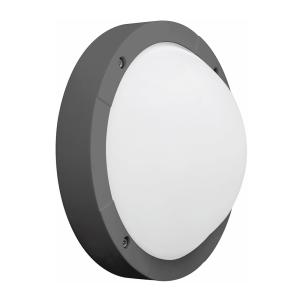 Wall Luminaire Espoo I, 12W, IP65, Dark Grey, Malmbergs 9977370