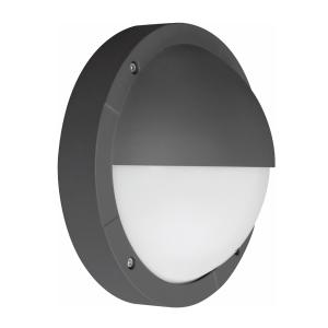 Wall Luminaire Espoo IV, 12W, 230V, IP65, Dark Grey, Malmbergs 9977379