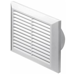 Valve Grille, Square, White, Malmbergs 9993043