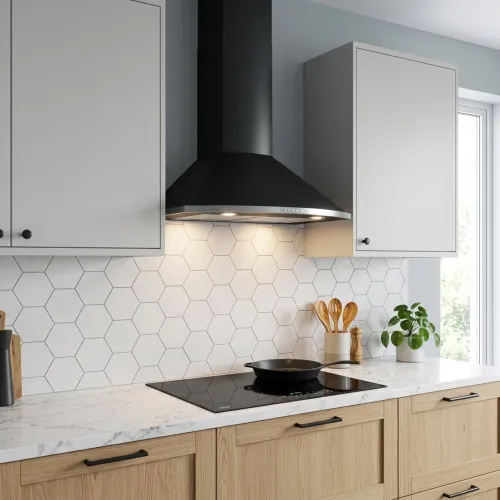 Cooker Hood 70cm 722-16 Matt Black Franke