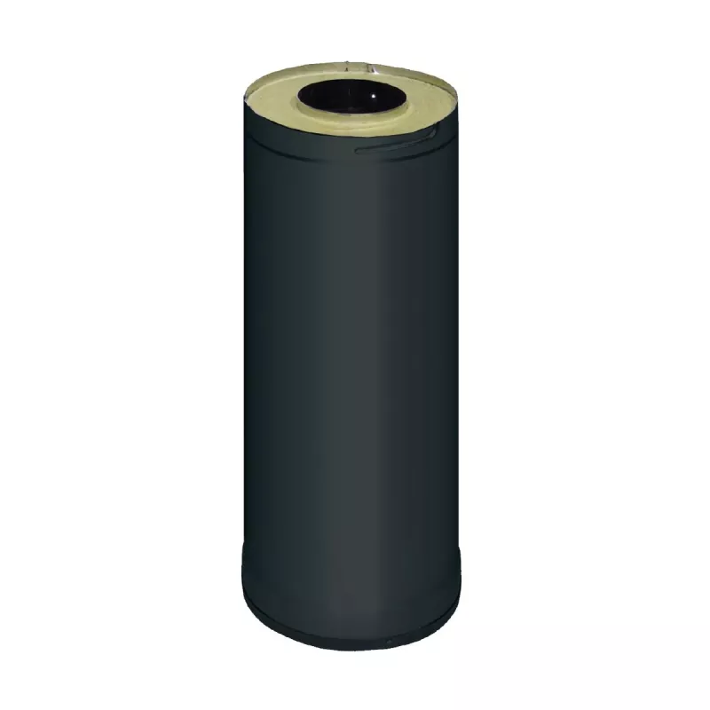 Harvia WHP500M Stålskorstensförlängning 220x500mm Svart
