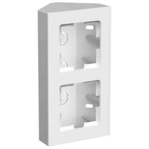 Hörnbox, tom, Connect 2 Home, 2-Fack Vit