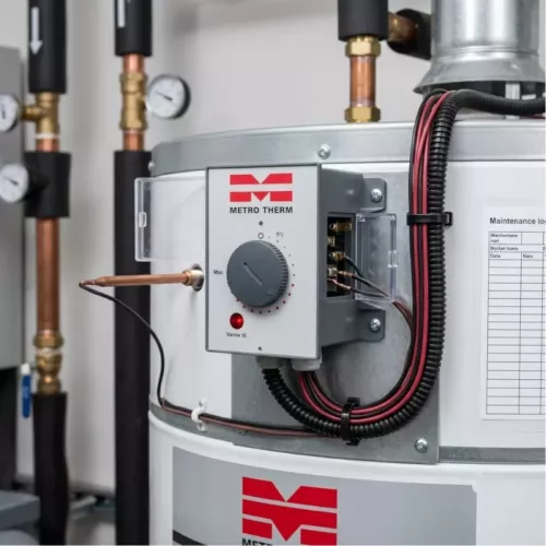Metro Therm Termostatbox 65°C Original Reservdel För Vamvattenberedare