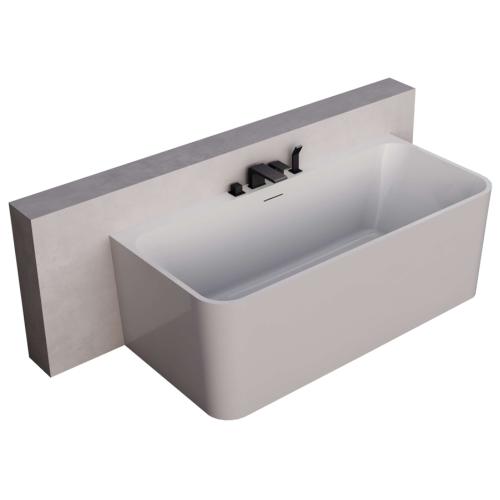 Badkar SPARKLE Blank Vit, Nourk