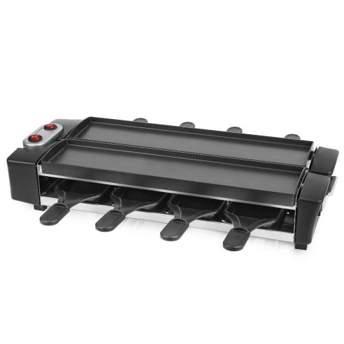 Raclettegrill 40,6x10cm Stegepander-8 Emerio