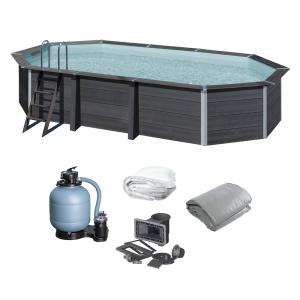 Swim & Fun Composite Pool Oval 664x386x124cm