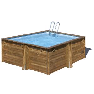 Swim & Fun Square Wood Pool, 305x305x119cm