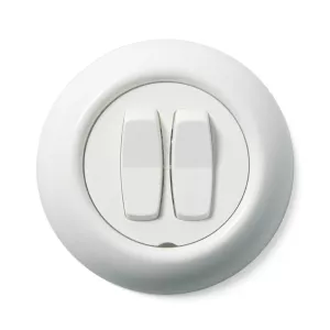 Renova Vippeafbryder Dobbelt Trin 1-Polet 16A 250VAC Hvid IP21 Schneider Electric