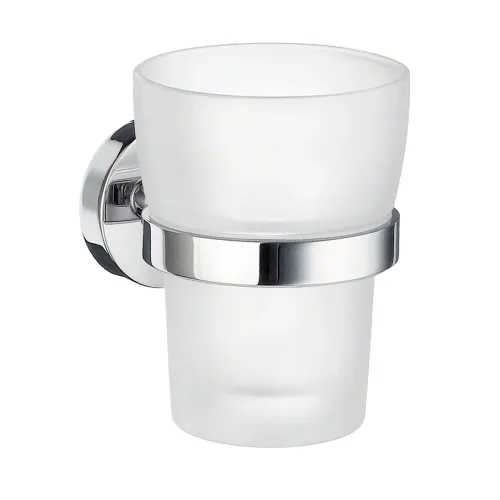 Home Hållare Med Tandborstglas Polerad Krom Smedbo HK343