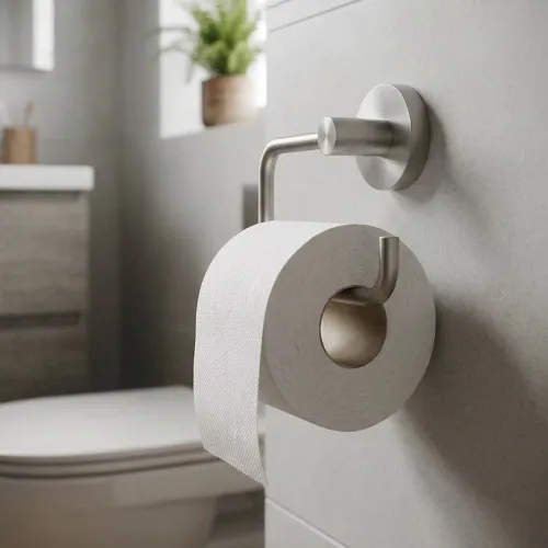 Home Toalettpappershållare Borstad Krom Smedbo HS341