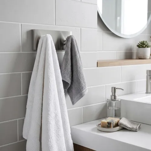 House Dubbelkrok 90mm Borstad Krom Smedbo RS356