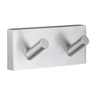 House Dubbelkrok 90mm Borstad Krom Smedbo RS356