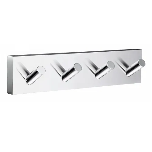 House Handdukskrok Med 4-Krok Polerad Krom Smedbo RK359