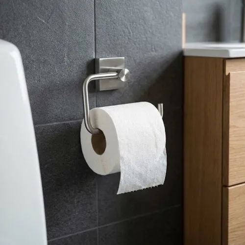 House Toalettpappershållare Borstad Krom Smedbo RS341