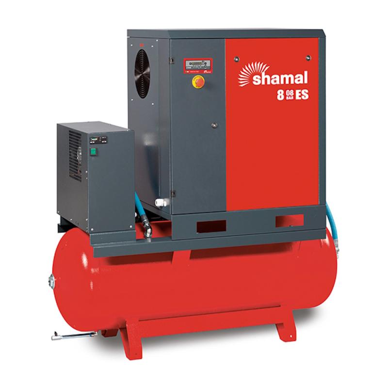 Skruvkompressor Storm 8-8-270 ES 10hk 8 Bar 270L/Tank Shamal