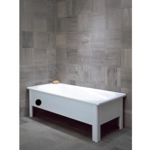 Badekar Emalje 130x70x38,5cm Hvid DL, Svedbergs