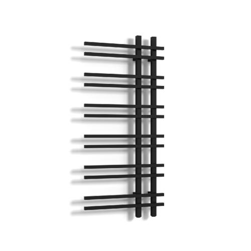 Vento Håndklædestang Stål 55x120cm, Sort Mat, Svedbergs