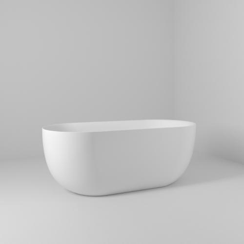 Lucitebadkar Vaulen 160x75 Vit matt