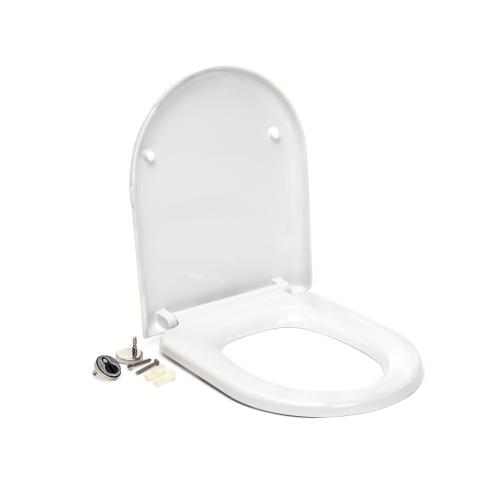 WC Seat Cushioned, White, Svedbergs