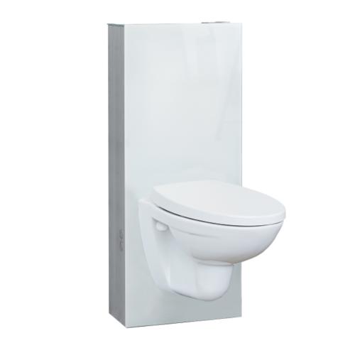 WC Fixture Glass Box White, Svedbergs
