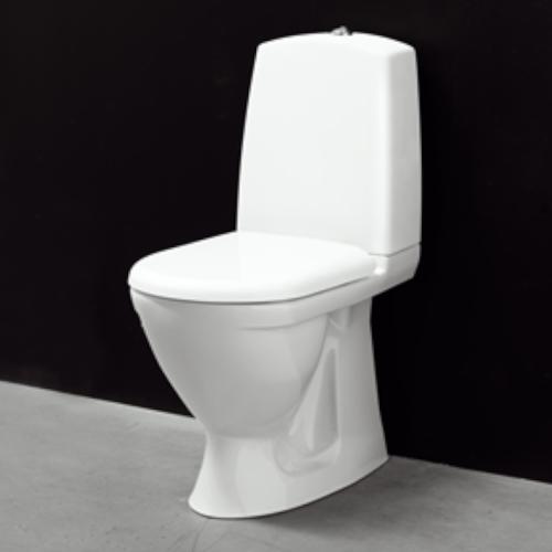 WC S-Trap Floor Standing 35x65x85cm White, Svedbergs