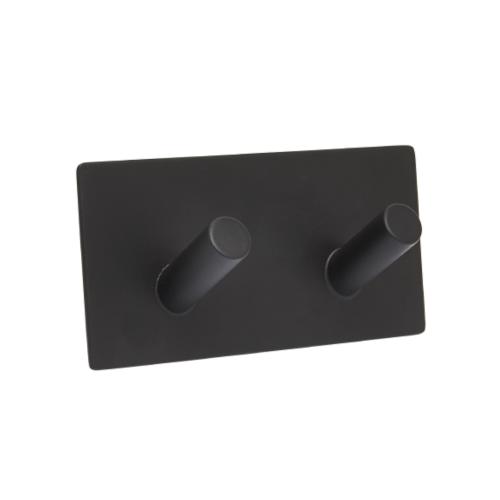 Handdukshängare Tvåkrok A02 Svart Matt, Svedbergs